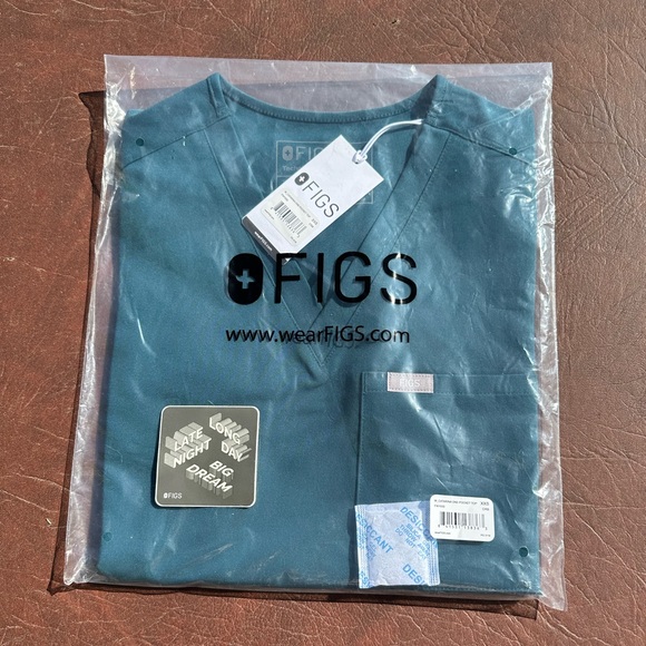 Figs Tops - Figs Caribbean Blue XXS Catarina